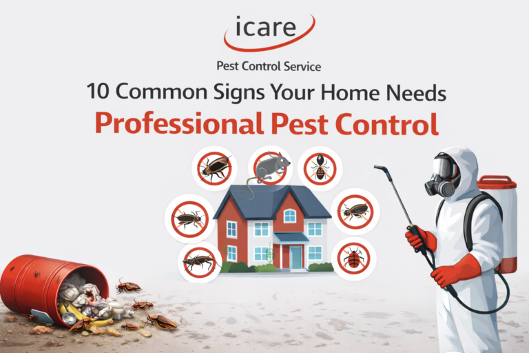 Signs your home needs professional pest control services